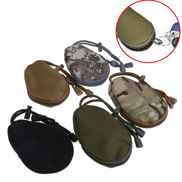 EDC Key Wallets Holder Coin Purses Pouch Military Pocket Keychain Case Outd MF